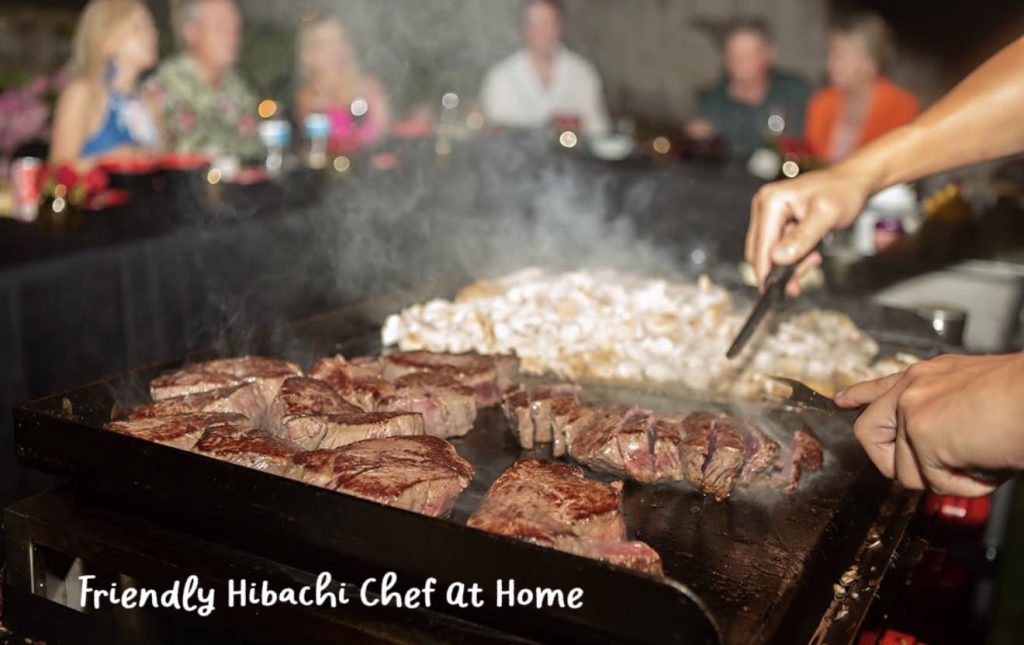 Friendly Hibachi Chef at Home - Menu - Grilled steak and more