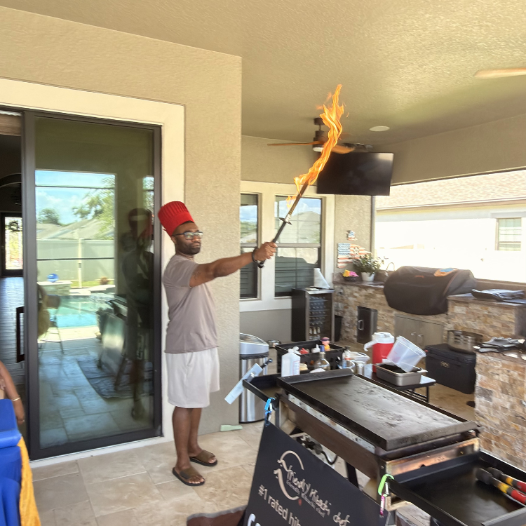 Hibachi at Home - Tampa with Friendly Hibachi Chef at Home