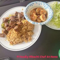 Friendly Hibachi Chef at Home - Menu - Beef and Scallops