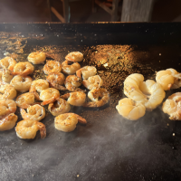 Friendly Hibachi Chef at Home - Menu - Shrimp and Lobster on the grill
